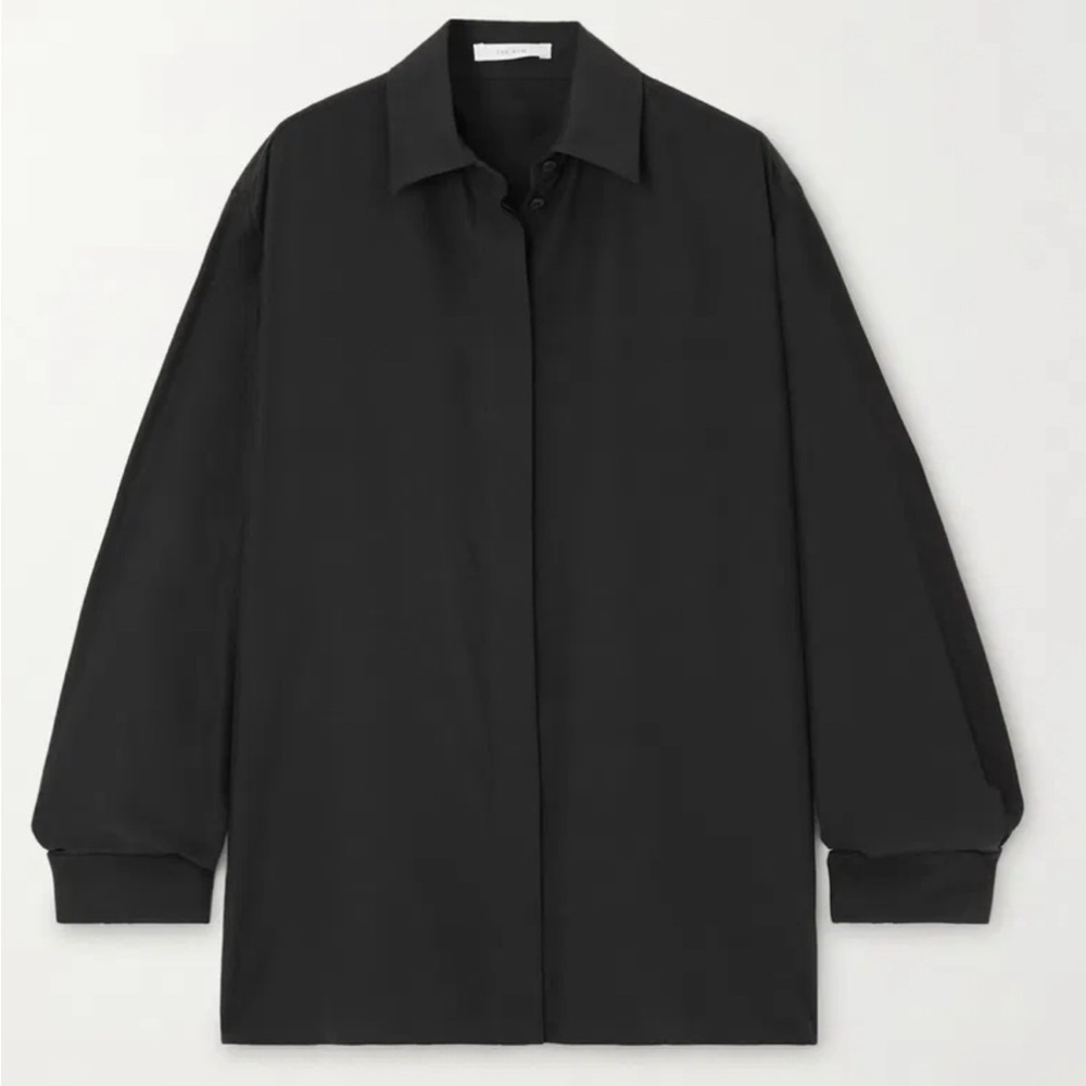 The Row Sisella Button Down Shirt in 100% Silk